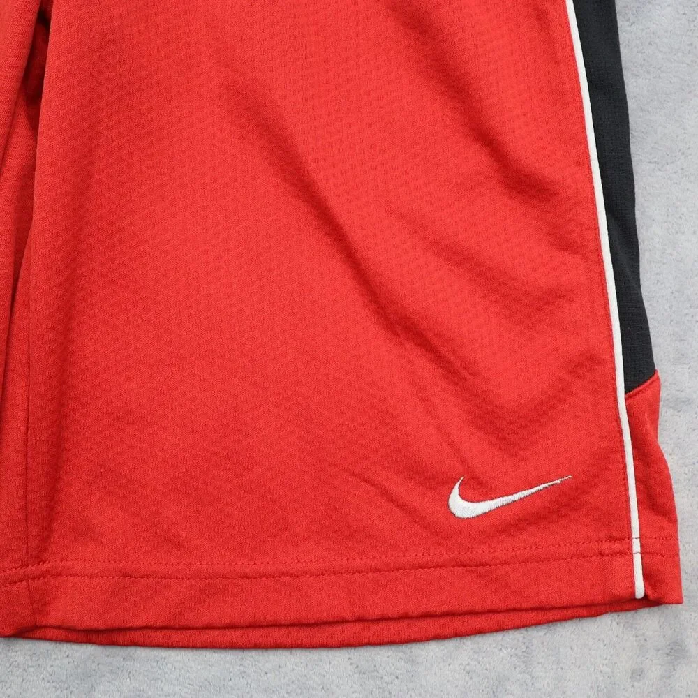 Nike Shorts Boys XL Multicolor Dri Fit Elastic Waist Drawstring Pocket Logo